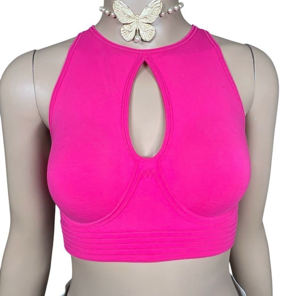 NWT Wolford Alita Sports Bra Fuchsia Pink 80C 36C